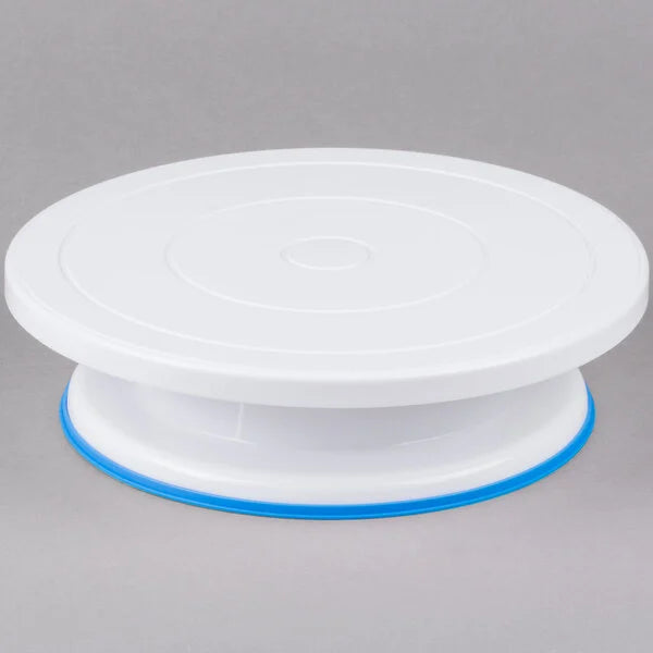 11&quot; Revolving Plastic Cake Turntable / Stand with Non-Slip Base
